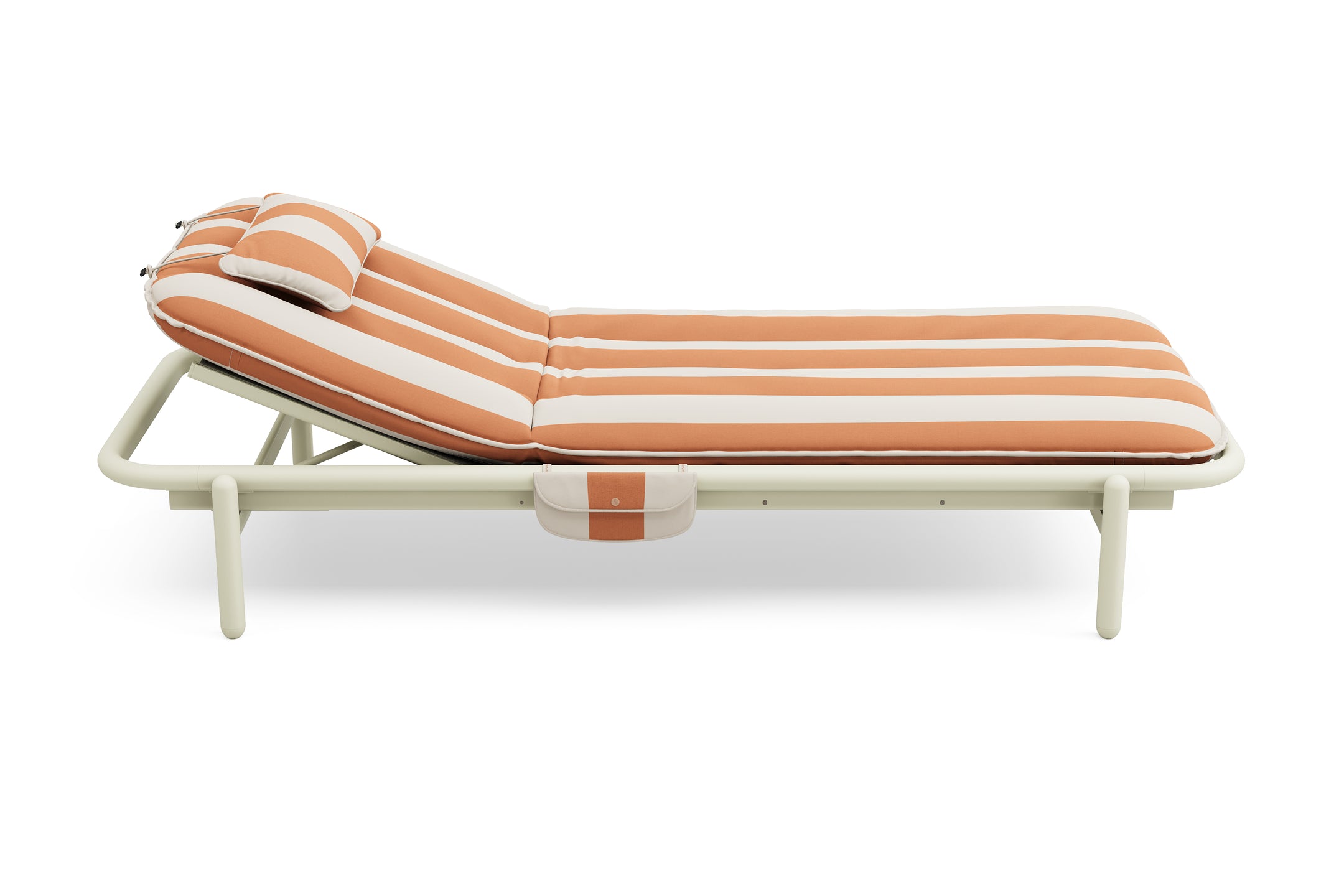 Fatboy Sunbun loungebed, Desert - Stripe Orange Creme