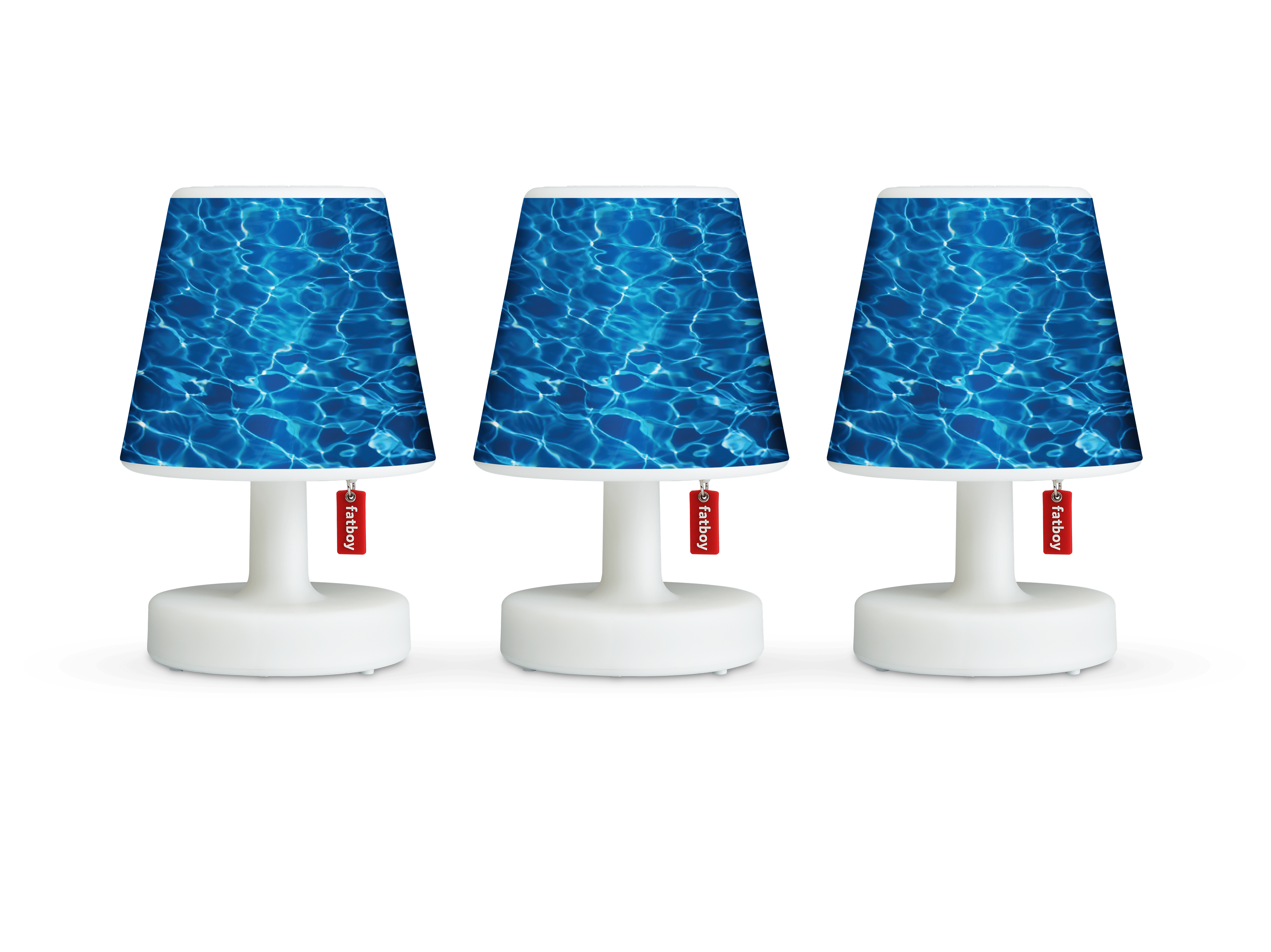 Fatboy Tafellampen Fatboy oplaadbare lamp, Edison The Mini (set van 3 lampjes) + gratis mini Cappies Poolman