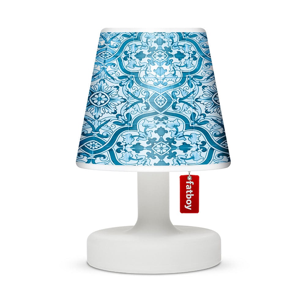 Fatboy Tafellampen Piastrelle Blue Fatboy Edison The Petit met gratis Cappie t.wv. € 17,50 of Treetopper t.w.v. € 20,-.