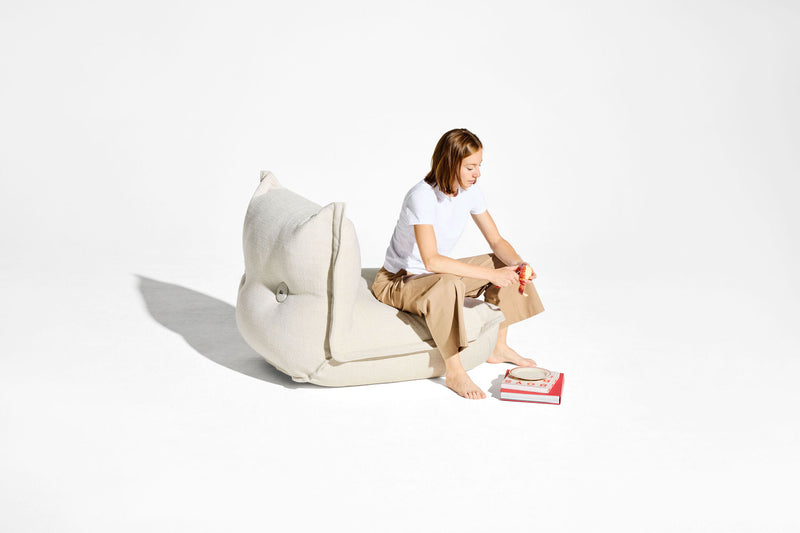 Fatboy® Bonbaron Slim Boucle indoor loungestoel. In 2 kleuren leverbaar