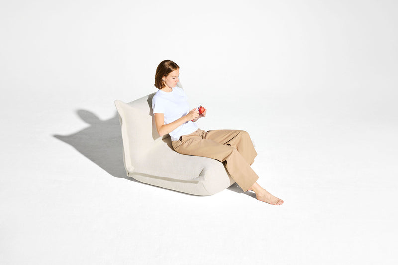 Fatboy® Bonbaron Slim Boucle indoor loungestoel. In 2 kleuren leverbaar