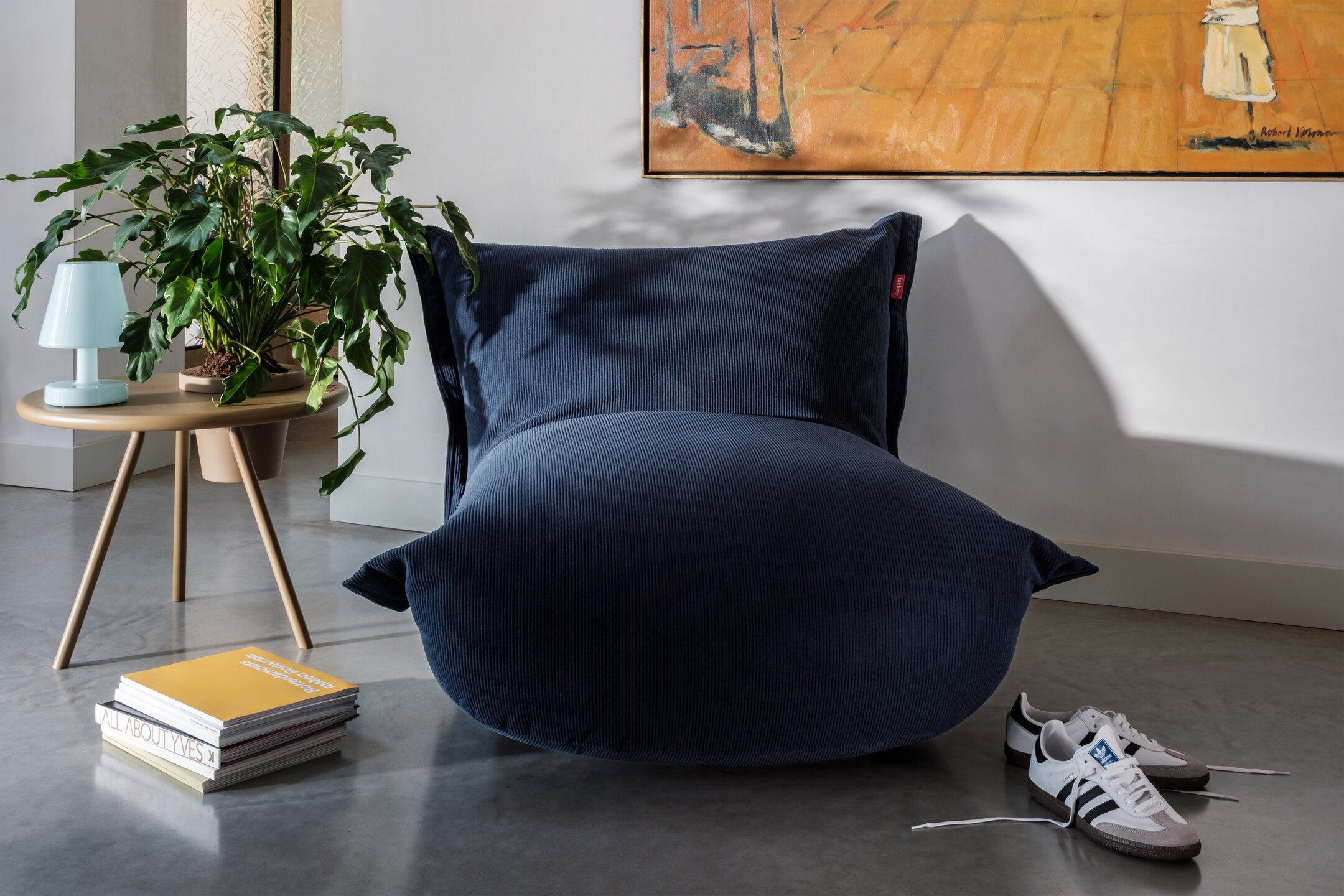 Fatboy® Bonbaron Slim Cord indoor loungestoel. In 2 kleuren leverbaar.