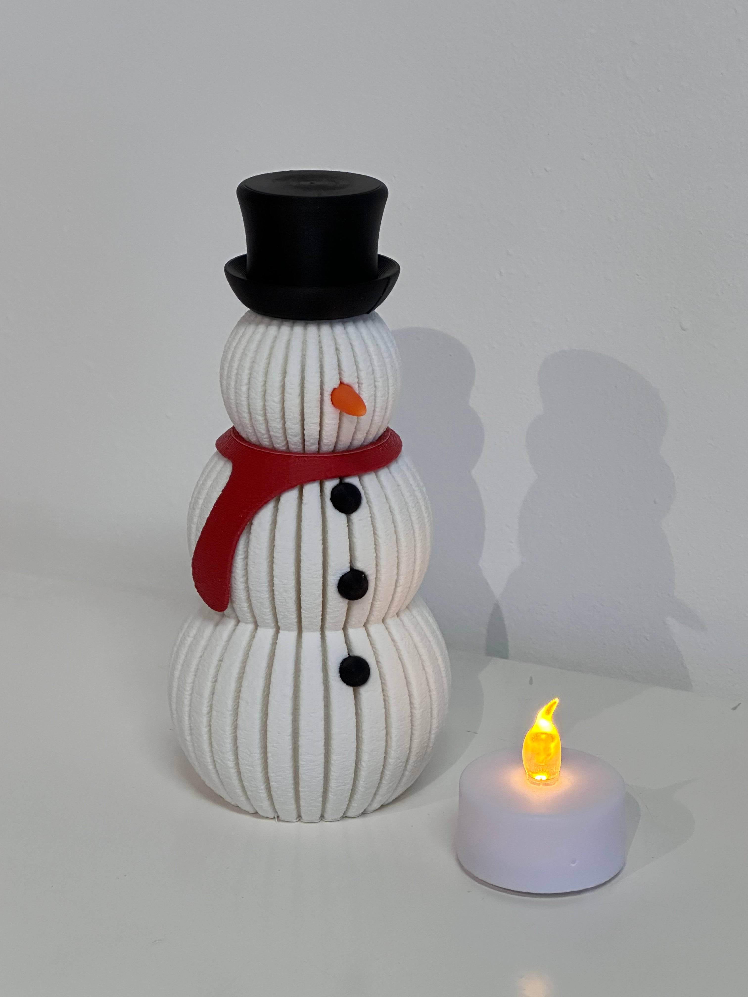Marzini®  Sneeuwman met verlichting 14cm