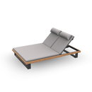 Jati & Kebon Lounge modulair kussenset zit + rug + deco - Exteria Melo Beige Jati & Kebon, Truro 2 persoons lounger, verkrijgbaar met verschillende kleuren kussens