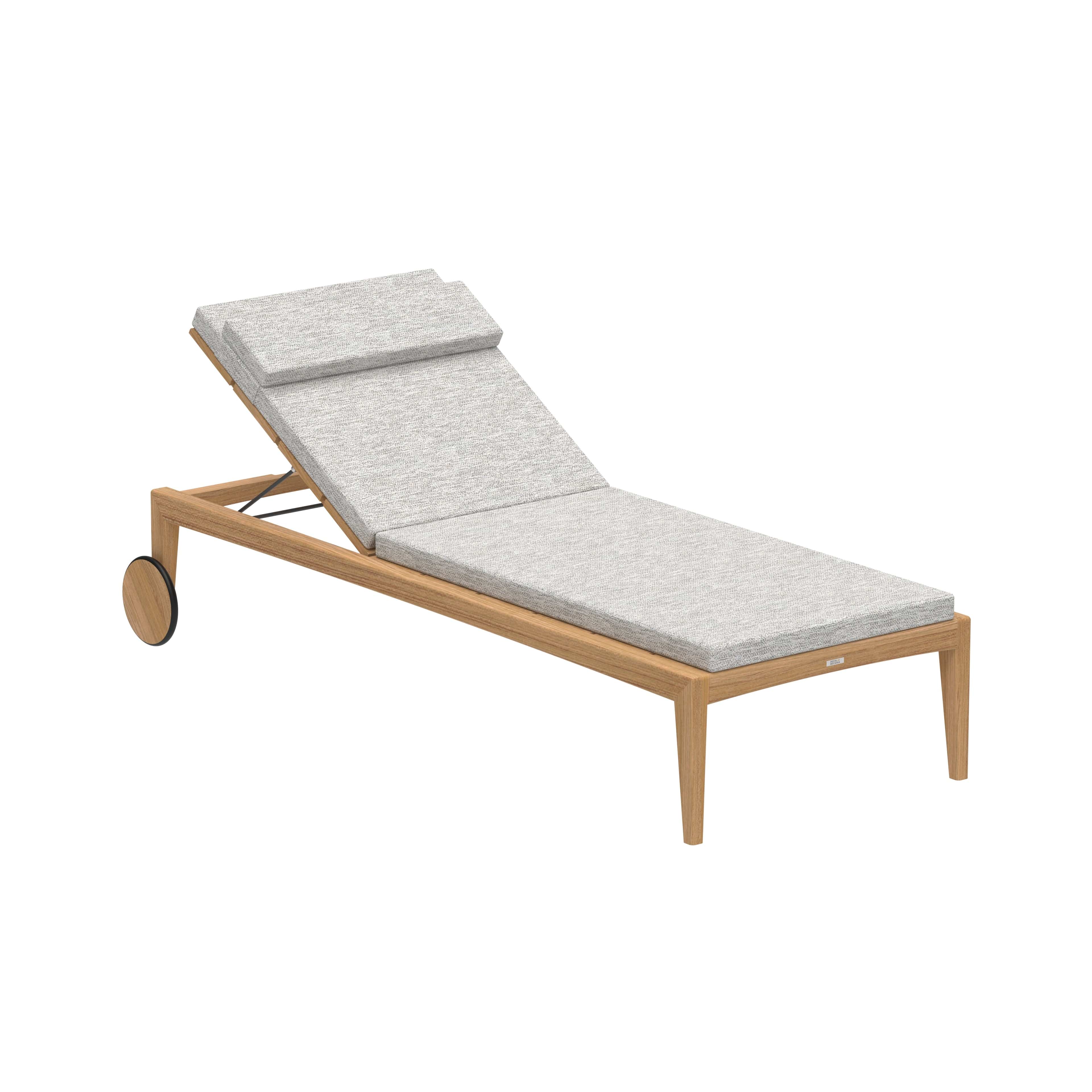 Royal Botania Lounge modulair Zit en rug kussen in stofcategorie A Royal Botania Zenhit teakhouten lounge bed. Verkrijgbaar met diverse stofferingen.