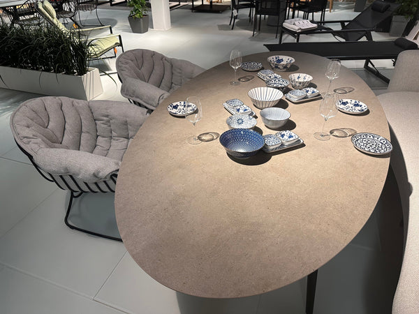 Royal Botania Royal Botania, Styletto-Organix-Folia low diningset showroomaanbieding