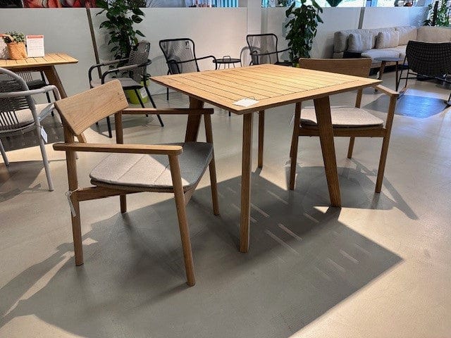 Traditional Teak showmodel Traditional Teak, Luna - Carmen diningset showroomaanbieding