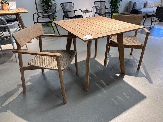 Traditional Teak showmodel Traditional Teak, Luna - Carmen diningset showroomaanbieding