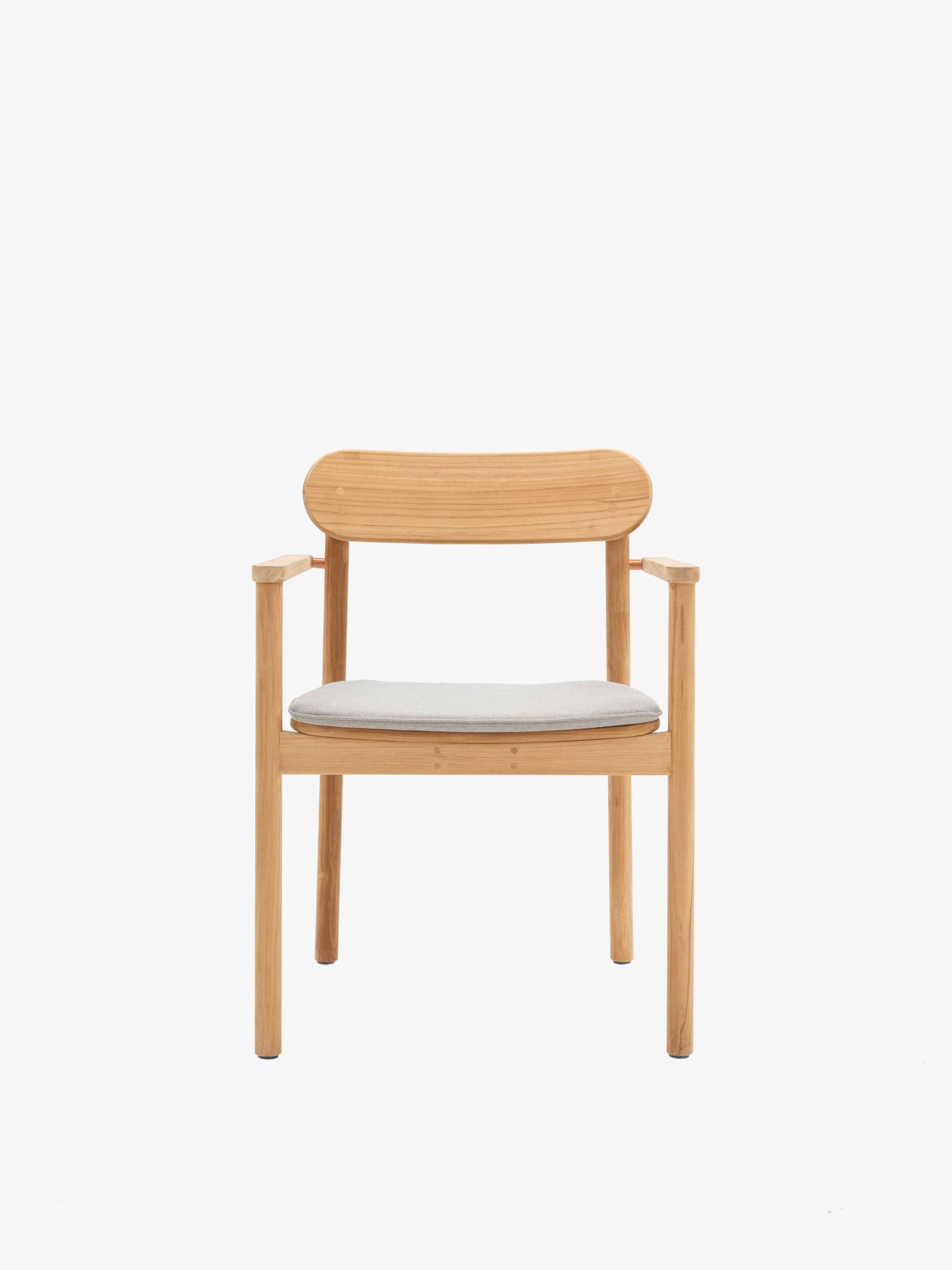 Vincent Sheppard Stoel Zonder zitkussen Vincent Sheppard Freya teakhouten eetstoel.