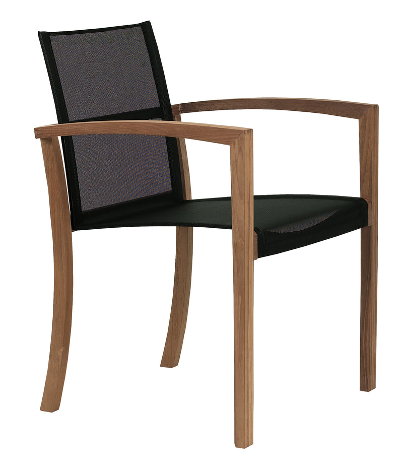 Royal Botania XQI teakhouten dining stoel. Leverbaar in 3 kleuren