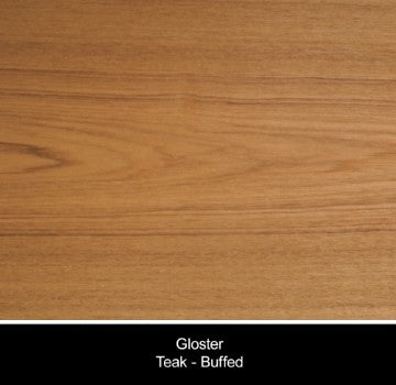 Gloster Maya salon tafel, verkrijgbaar in verschillende afmetingen en met teak blad