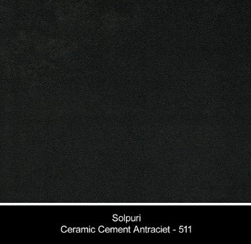 Solpuri, classic alu tafel 300x100cmcm, antraciet frame en keuze uit tafelbladen in Keramik of Dekton.