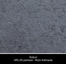 Solpuri, classic RVS tafel 160x100cm, keuze uit tafelbladen in HPL, Keramik, Dekton en Teak.