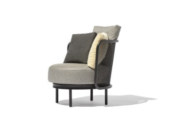 Todus Baza ronde lounge stoel ø89. Verkrijgbaar in meerdere kleuren frame's en stofferingen.
