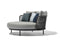Todus Baza ronde lounge stoel ø170. Verkrijgbaar in meerdere kleuren frame's en stofferingen.