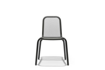 Todus Starling mini stoel zonder armleuning. Verkrijgbaar in meerdere kleuren frame's en optionele kussens.