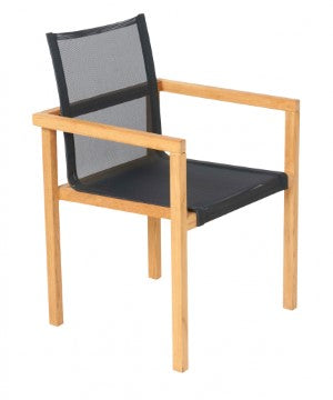 Traditional teak, Noah stapelbare stoel, verkrijgbaar in meerdere kleuren