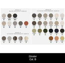 Gloster Grid hoekmodule, verkrijgbaar in 2 verschillende soorten stofferingen en een hele range aan kleuren.