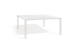 Diphano Tafel Wit Diphano, Metris eettafel 160 x 160 cm, verkrijgbaar in de kleur wit en lava