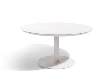 Diphano Tafel Wit / Wit Ceramic Diphano, Alexa dining tafel ø148cm, verkrijgbaar met verschillende kleuren blad.