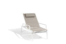 Diphano Verstelbare loungestoel Wit / Sand Diphano, Selecta stapelbare beach chair met arm, verkrijgbaar in meerdere kleuren.