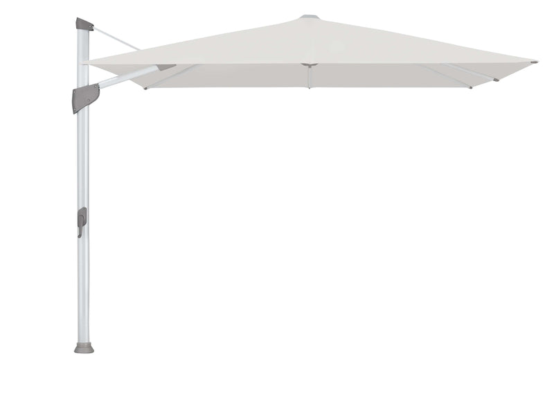 Glatz Zweefparasols Alu Natuur / 300x300cm / Klasse 5 (100% polyacryl 300g/m2) Glatz Fortano zweefparasol, in verschillende afmetingen beschikbaar, Keuze uit 67 stofkleuren.