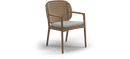 Gloster Stoel Gloster Kay dining chair, verkrijgbaar in 3 verschillende soorten stofferingen en een hele range aan kleuren.