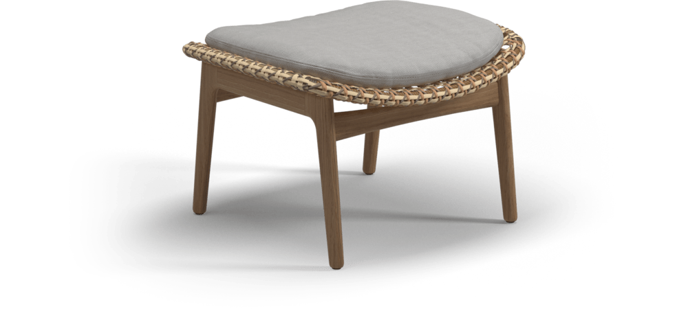 Gloster Voetenbank/Pouf Gloster Kay voetenbank, verkrijgbaar in 3 verschillende soorten stofferingen en een hele range aan kleuren.