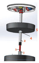 Heatsail Terrasverwarming Heatsail Dome pendel met verwarming. Leverbaar in meerdere kleuren.