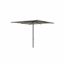 Royal Botania Aluminium stokparasols 275x275cm / Gepoedercoat aluminium antraciet / Capppuccino Royal Botania Parasol Bloom 275x275 cm