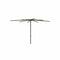 Royal Botania Aluminium stokparasols 275x275cm / Gepoedercoat aluminium antraciet / Ecru Royal Botania Parasol Bloom 275x275 cm