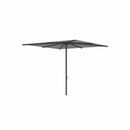 Royal Botania Aluminium stokparasols 275x275cm / Gepoedercoat aluminium antraciet / Rock Royal Botania Parasol Bloom 275x275 cm