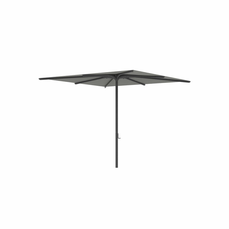 Royal Botania Aluminium stokparasols 275x275cm / Gepoedercoat aluminium antraciet / Rock Royal Botania Parasol Bloom 275x275 cm