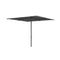 Royal Botania Aluminium stokparasols 275x275cm / Gepoedercoat aluminium antraciet / Zwart Royal Botania Parasol Bloom 275x275 cm