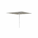 Royal Botania Aluminium stokparasols 275x275cm / Gepoedercoat aluminium wit / Capppuccino Royal Botania Parasol Bloom 275x275 cm