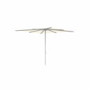 Royal Botania Aluminium stokparasols 275x275cm / Gepoedercoat aluminium wit / Ecru Royal Botania Parasol Bloom 275x275 cm