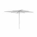 Royal Botania Aluminium stokparasols 275x275cm / Gepoedercoat aluminium wit / Wit Royal Botania Parasol Bloom 275x275 cm