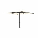 Royal Botania Aluminium stokparasols 340x340cm / Gepoedercoat aluminium antraciet / Ecru Royal Botania Parasol Bloom 275x275 cm