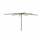 Royal Botania Aluminium stokparasols 340x340cm / Gepoedercoat aluminium antraciet / Ecru Royal Botania Parasol Bloom 275x275 cm