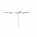 Royal Botania Aluminium stokparasols 340x340cm / Gepoedercoat aluminium sand / Wit Royal Botania Parasol Bloom 275x275 cm