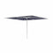 Royal Botania Aluminium stokparasols 340x340cm / Gepoedercoat aluminium wit / Navy Blue Royal Botania Parasol Bloom 275x275 cm