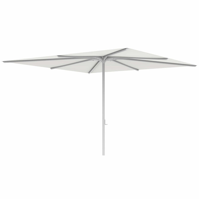 Royal Botania Aluminium stokparasols 340x340cm / Gepoedercoat aluminium wit / Wit Royal Botania Parasol Bloom 275x275 cm