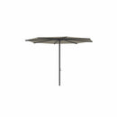 Royal Botania Aluminium stokparasols ø330cm / Gepoedercoat aluminium antraciet / Capppuccino Royal Botania Parasol Bloom 275x275 cm