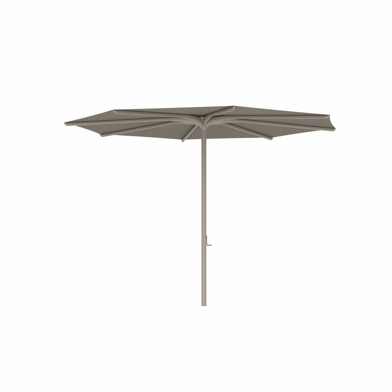 Royal Botania Aluminium stokparasols ø330cm / Gepoedercoat aluminium sand / Capppuccino Royal Botania Parasol Bloom 275x275 cm