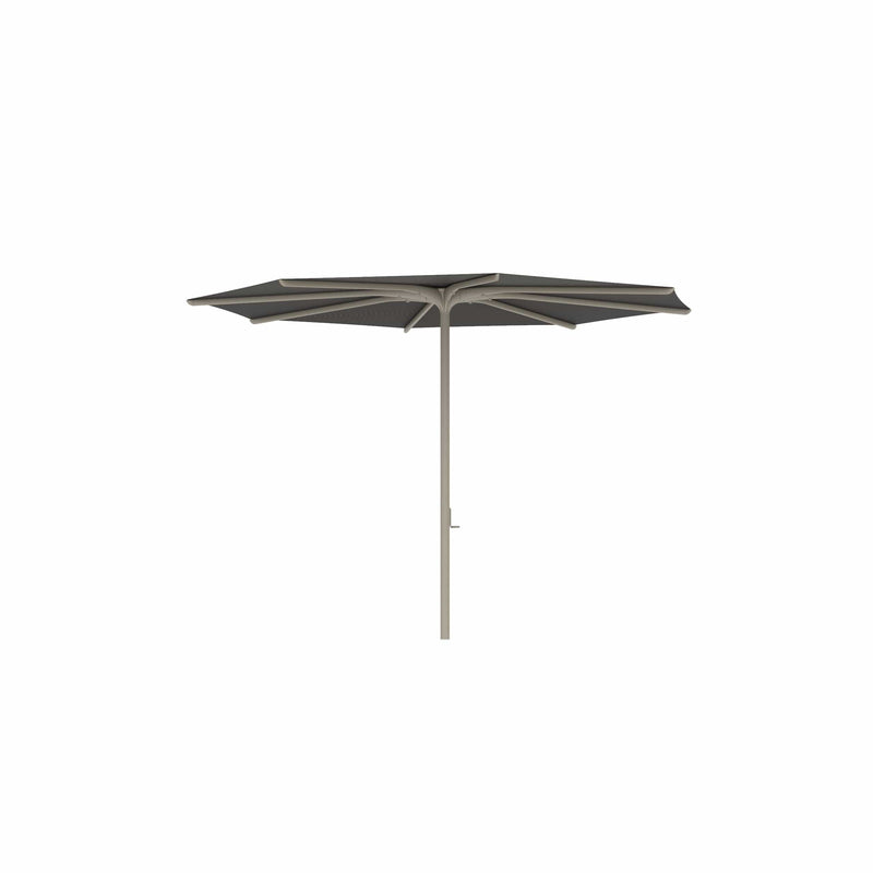 Royal Botania Aluminium stokparasols ø330cm / Gepoedercoat aluminium sand / Zwart Royal Botania Parasol Bloom 275x275 cm