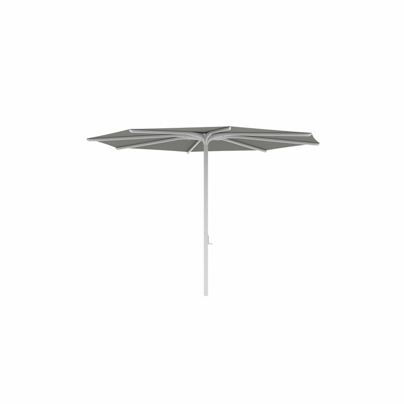 Royal Botania Aluminium stokparasols ø330cm / Gepoedercoat aluminium wit / Rock Royal Botania Parasol Bloom 275x275 cm