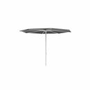 Royal Botania Aluminium stokparasols ø330cm / Gepoedercoat aluminium wit / Zwart Royal Botania Parasol Bloom 275x275 cm