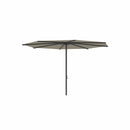 Royal Botania Aluminium stokparasols ø380cm / Gepoedercoat aluminium antraciet / Capppuccino Royal Botania Parasol Bloom 275x275 cm