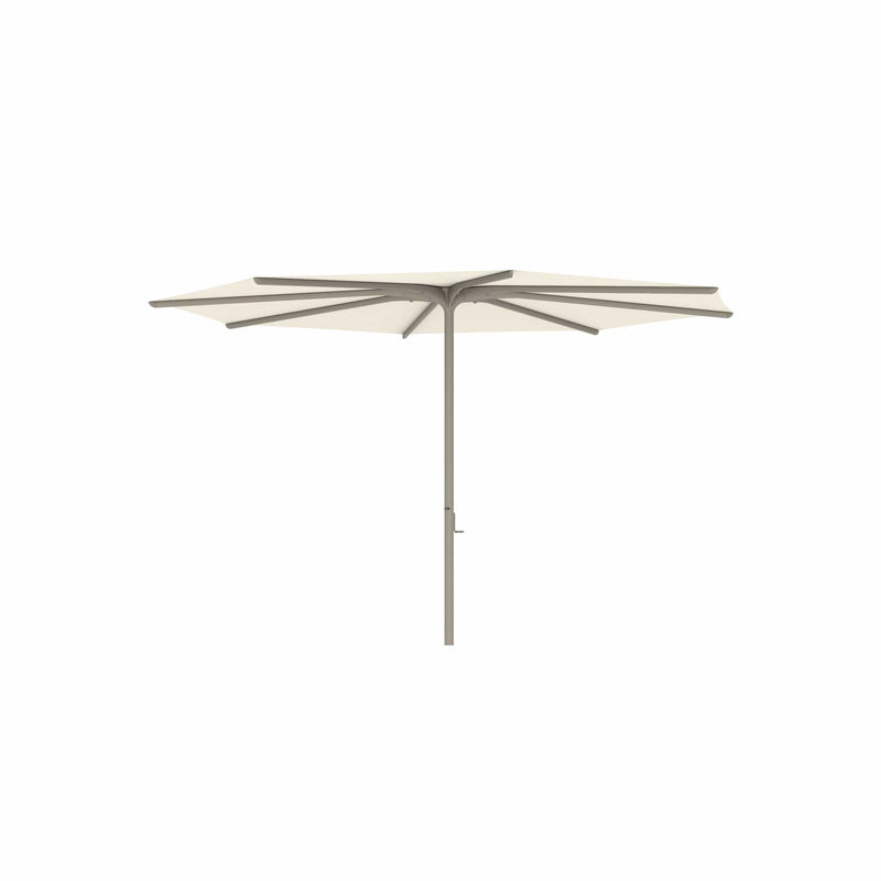 Royal Botania Aluminium stokparasols ø380cm / Gepoedercoat aluminium sand / Ecru Royal Botania Parasol Bloom 275x275 cm