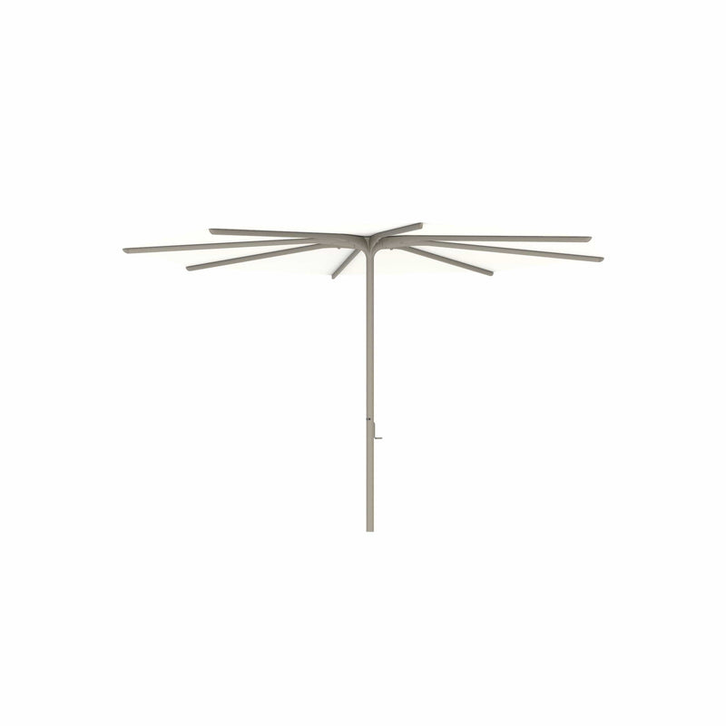 Royal Botania Aluminium stokparasols ø380cm / Gepoedercoat aluminium sand / Wit Royal Botania Parasol Bloom 275x275 cm